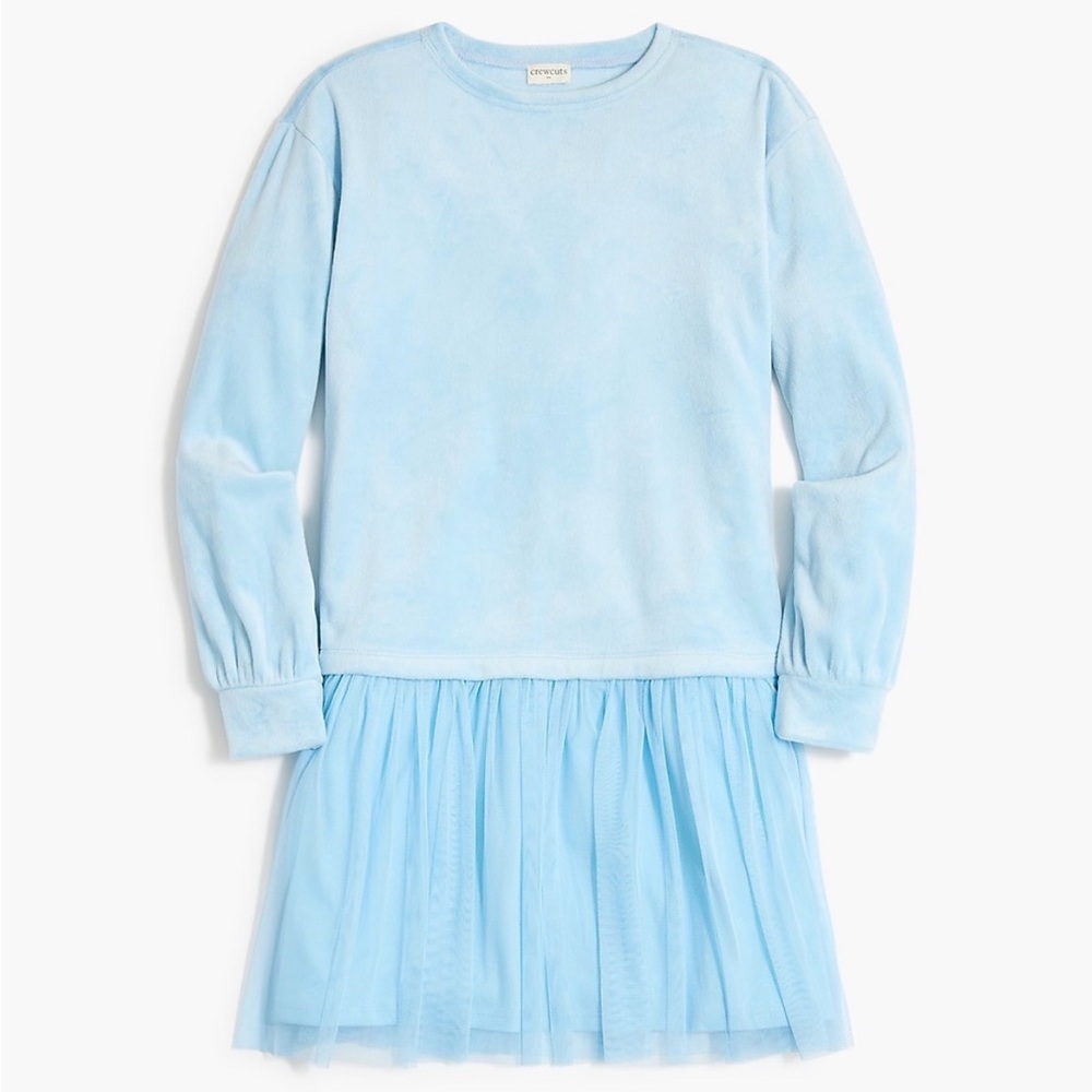 Crewcuts Girls Velour Mixy Dress, nwt